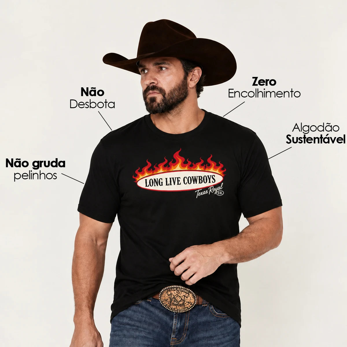 Camiseta Long Live Cowboys